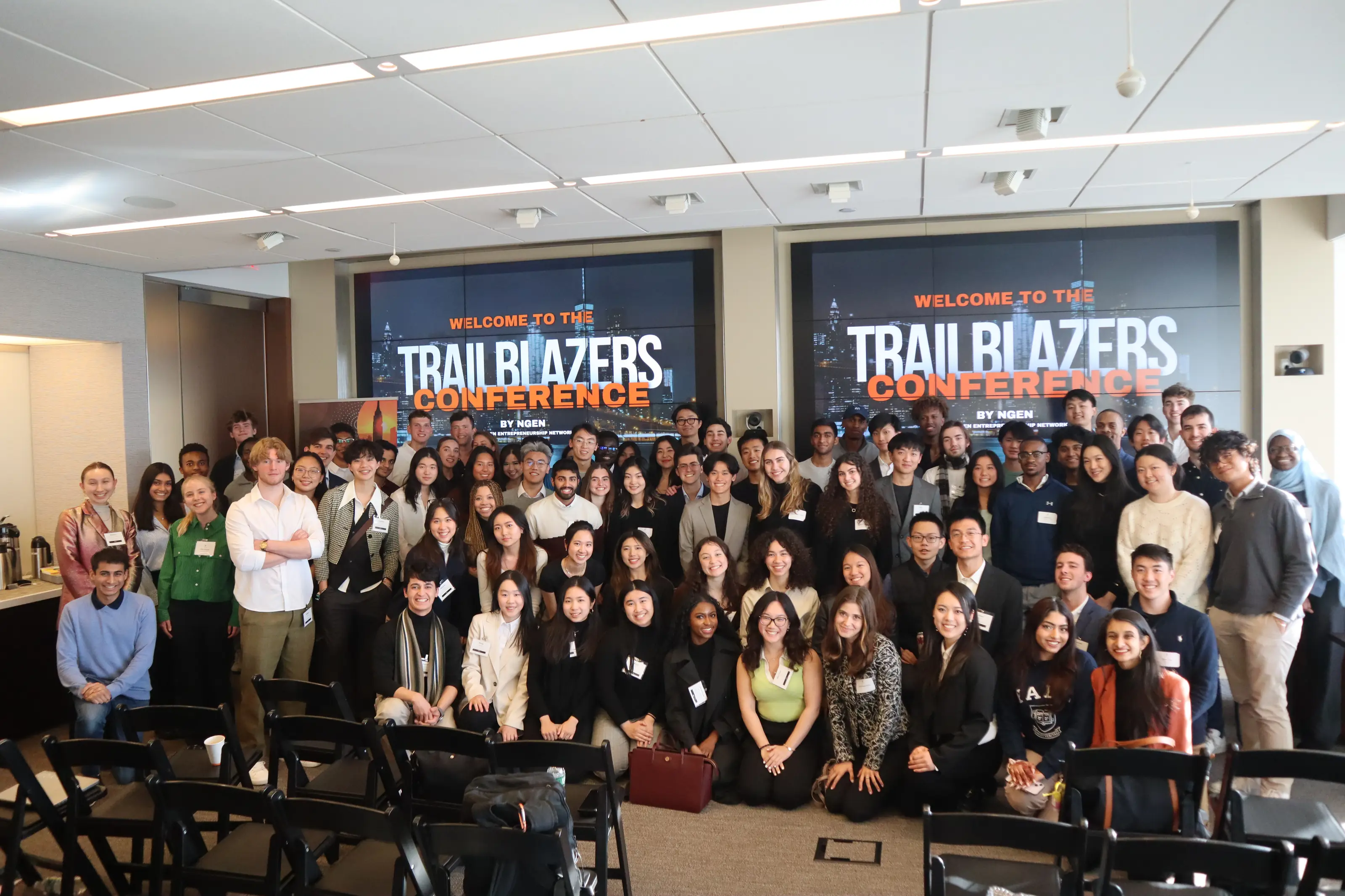 NGEN student founders at the Trailblazers Conference in New York